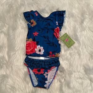 ❤️5/$25❤️ NWT Millie Loves Lily 18mo Two Piece Tankini Swimsuit